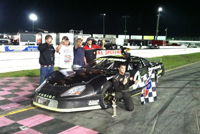 Brannon-2 Drew Brannon SpeedWeeks Pro Late Model Win #2